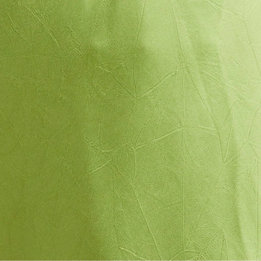 NWT Vince ‘Textured Satin Bias Cut Pant’ in “Cactus” Lime Green Plus Size 1X